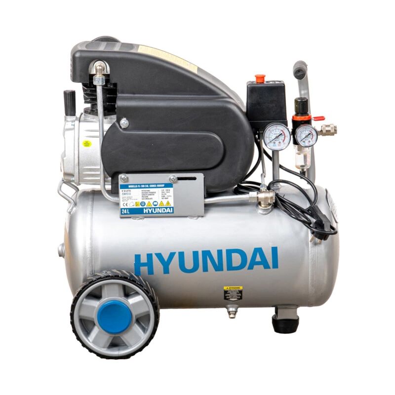 foto del prodotto compressore aria lubrificato hyundai 24l 2hp cod. 65650