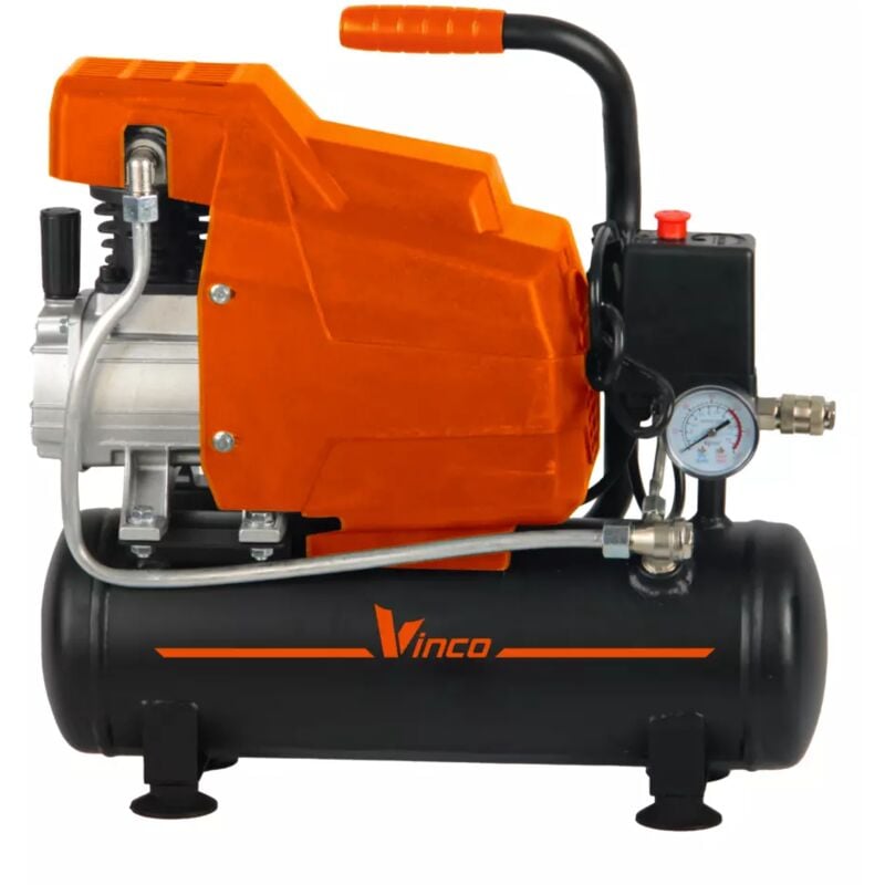 foto del prodotto compressore aria lubrificato vinco 6l 1hp