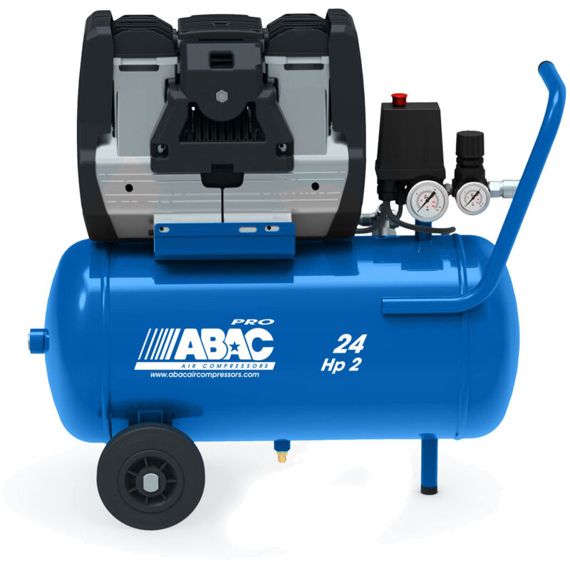 foto del prodotto compressore aria silenziato abac pole position os20p 24 litri 2,0hp