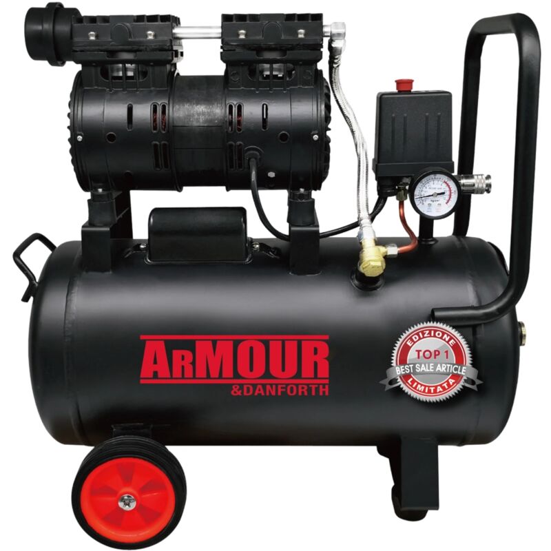 foto del prodotto compressore aria silenziato armour danforth 24 l 1 hp