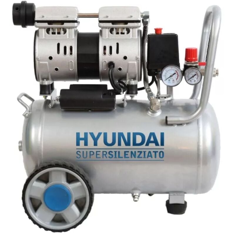 foto del prodotto compressore aria silenziato hyundai 24l 1hp cod. 65700