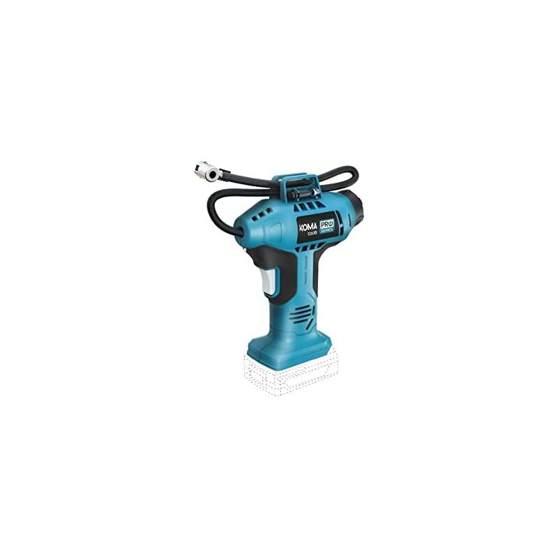 foto del prodotto compressore d aria 20v senza batteria e caricatore 7,5x22x25,5cm koma tools pro series battery
