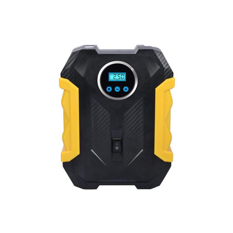 foto del prodotto compressore d aria gonfiatore per pneumatici, compressore d aria digitale portatile con luci a led 12v dc, 150 psi pompa automatica gonfiatore per