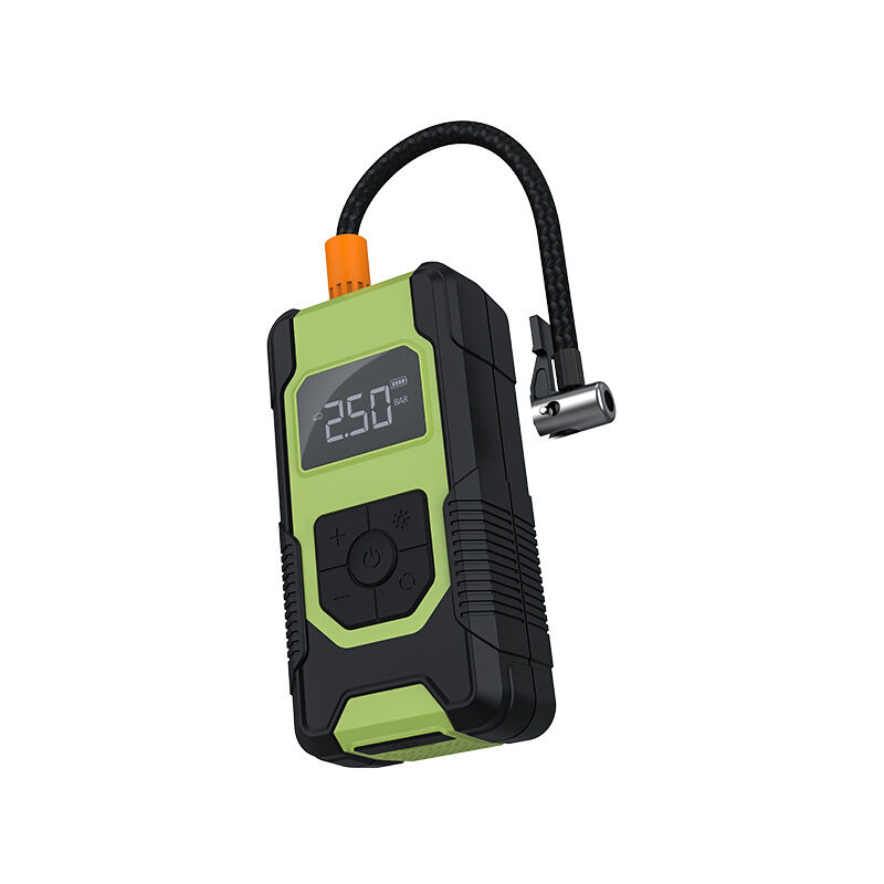 foto del prodotto compressore d aria portatile per gonfiaggio pneumatici 150psi, pompa d aria portatile per pneumatici per auto elettrica senza fili, pompa per