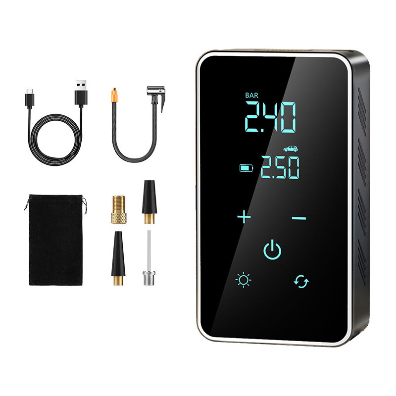 foto del prodotto compressore d aria portatile per gonfiatore pneumatici pompa aria auto compressore d aria elettrico da 5000 mah pompa aria portatile senza fili