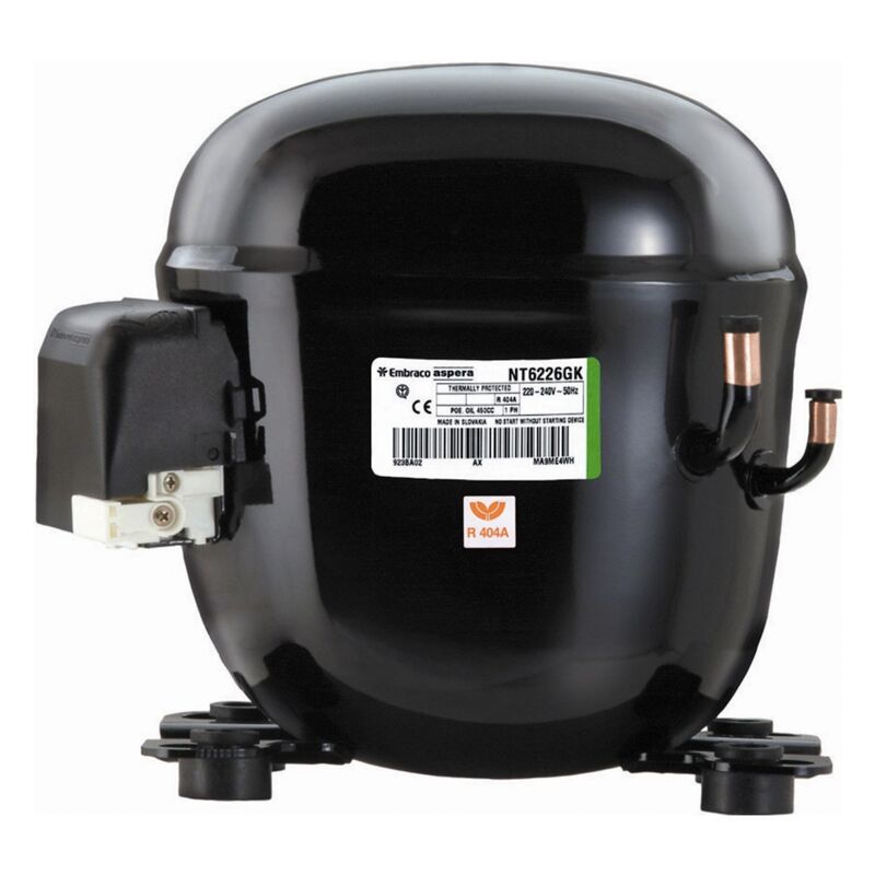 foto del prodotto compressore emppracy nt2170u r290 220v 3 4cv a bassa temperatura 20,44 cm3