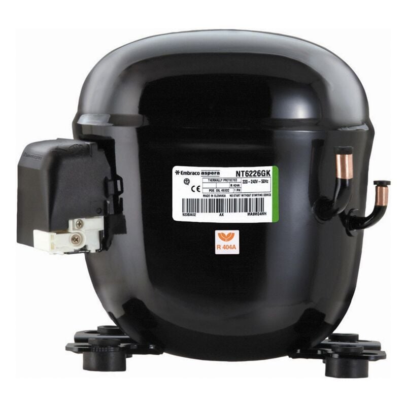 foto del prodotto compressore empricent j nj6220z r134a 240v 1cv media ad alta temperatura 26,1 cm3