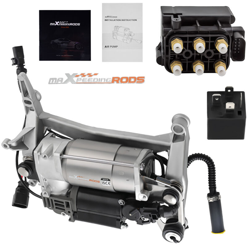 foto del prodotto compressore per sospensioni pneumatiche staffa blocco valvole for audi q7 4l