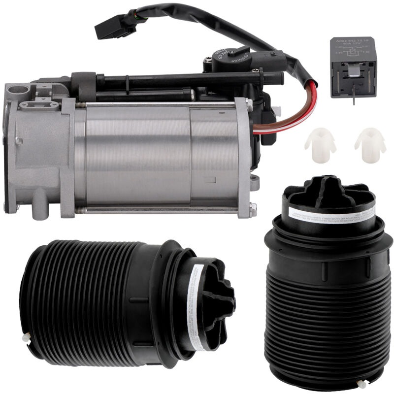 foto del prodotto compressore sospensioni pneumatiche 2x molla borse strut for mercedes w212 s212