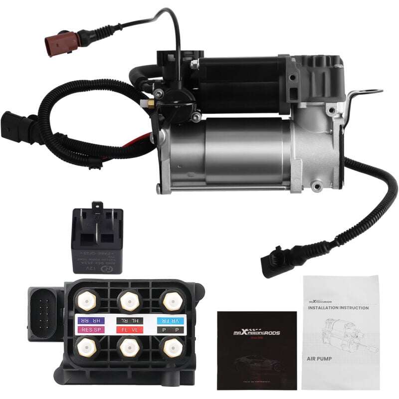 foto del prodotto compressore sospensioni rel bloc de valve for audi a8 d3 4e 4f0616013