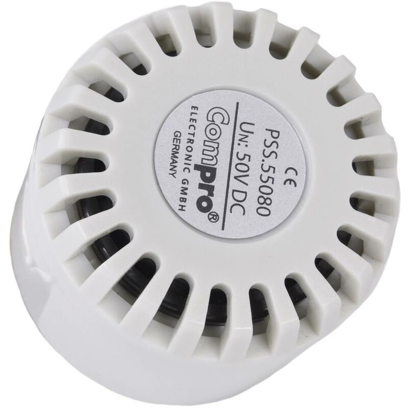 foto del prodotto compro sirena pss.55.030.w pss.55.030 tono singolo 12 v dc 110 db
