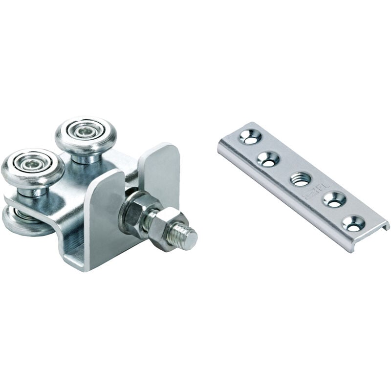 foto del prodotto comunello carrello a 4 cuscinetti con piastra art.40 24 42 mm 24 10 ma