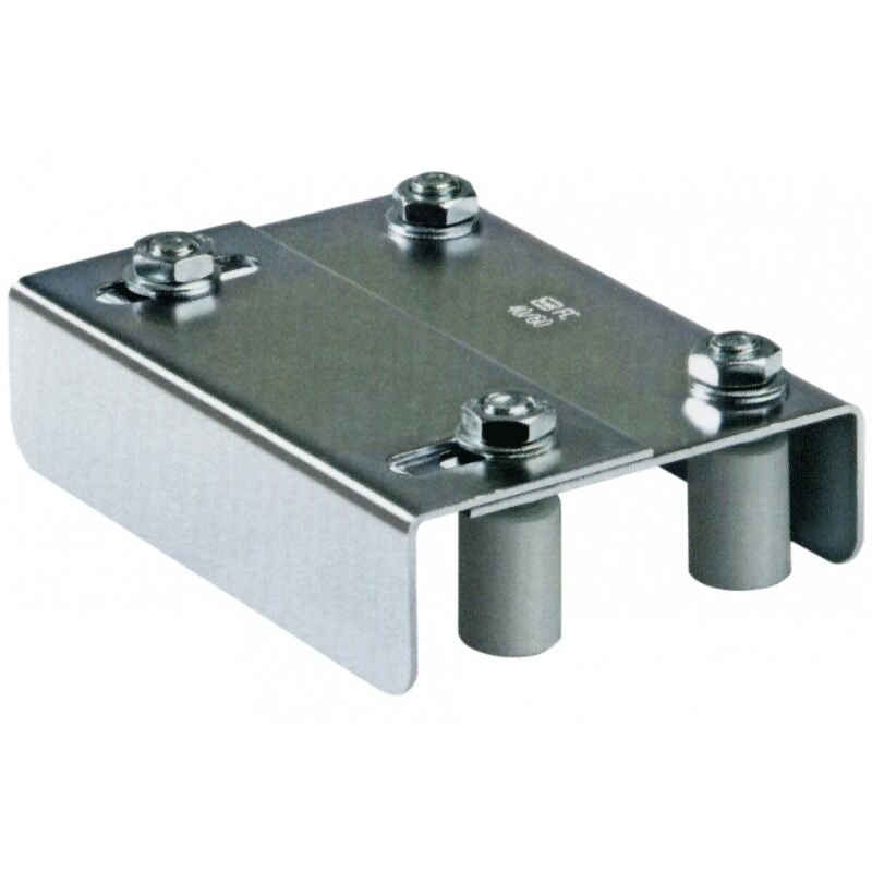 foto del prodotto comunello piastra guida regolabile per cancelli 220x135x175 mm oliva 30 mm fc 255 1 pz
