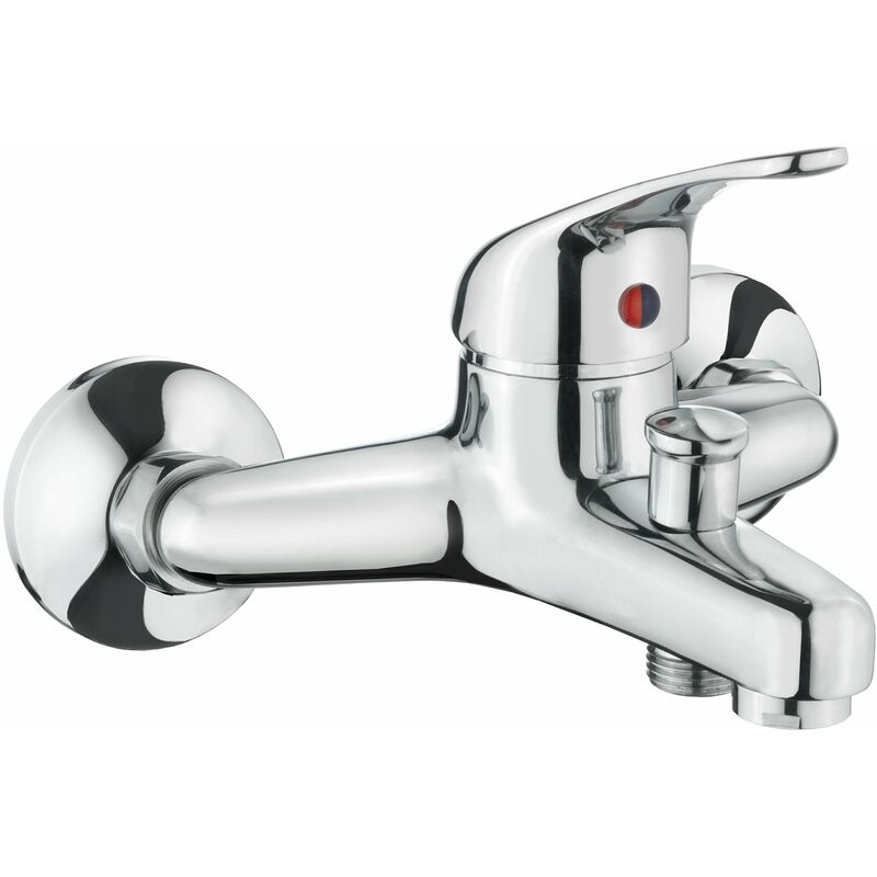 foto del prodotto con p sa922 sesia miscelatore monocomando per vasca da bagno, cromato, multicolore
