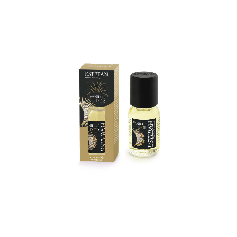 foto del prodotto concentrato di profumo vanille d'or per tutti i diffusori 15ml esteban paris