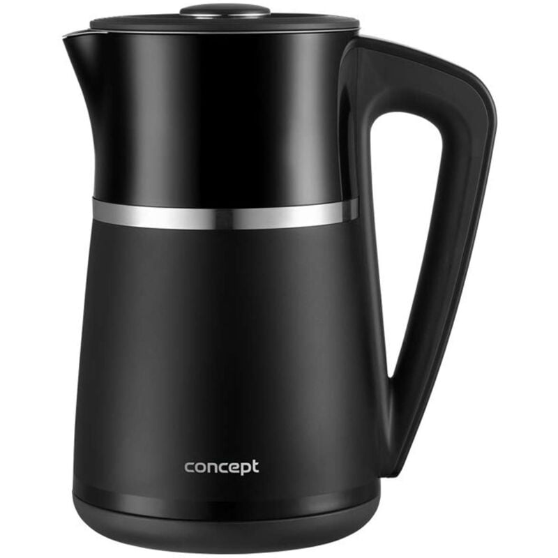 foto del prodotto concept bollitore elettrico, volume 1,7 l, con controllo della temperatura, 2200 w, nero rk3100