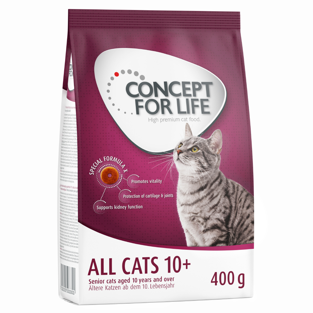 foto del prodotto concept for life all cats 10 ricetta migliorata 400 g
