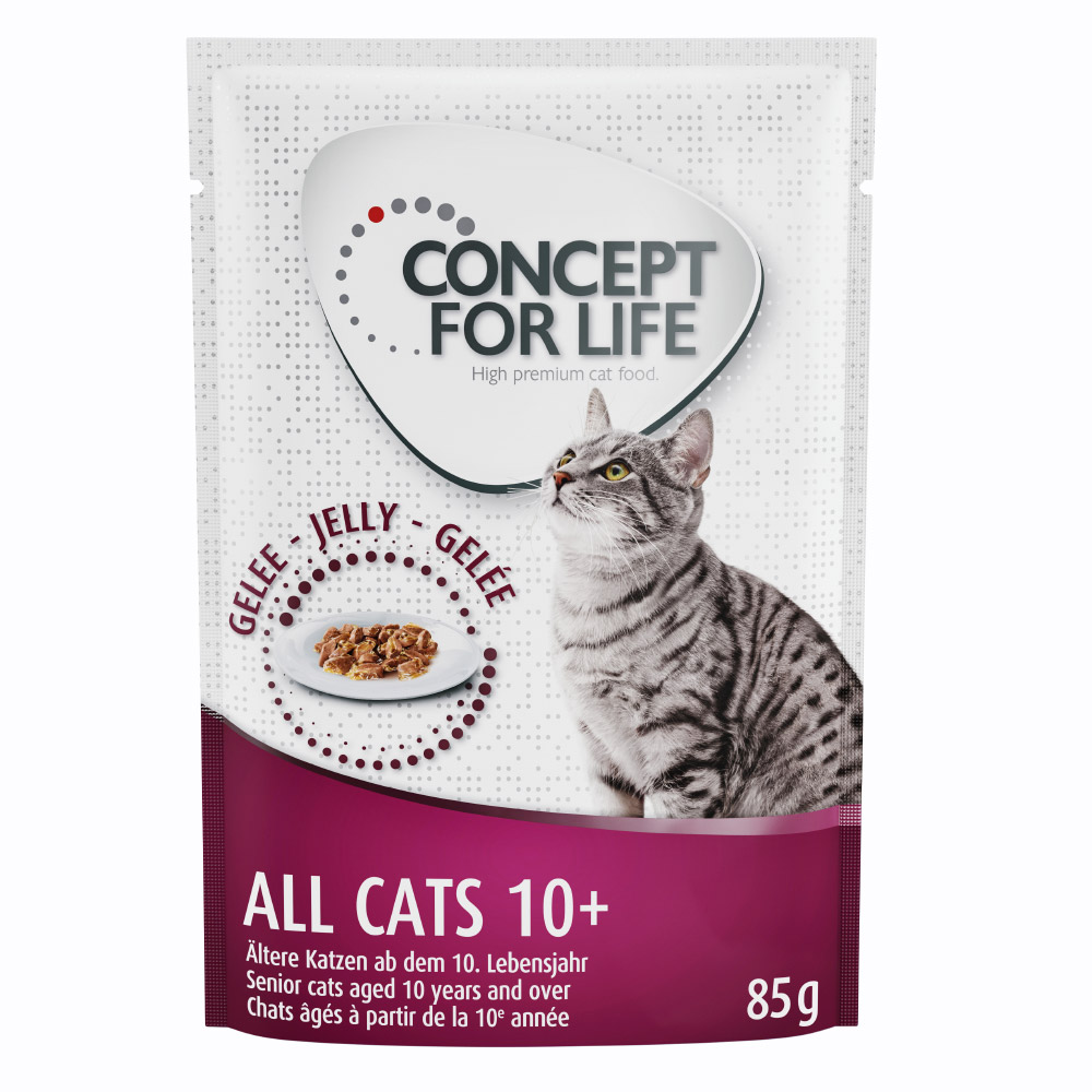 foto del prodotto concept for life all cats 10 ricetta migliorata umido a completamento 12 x 85 g concept for life all cats 10 in gelatina