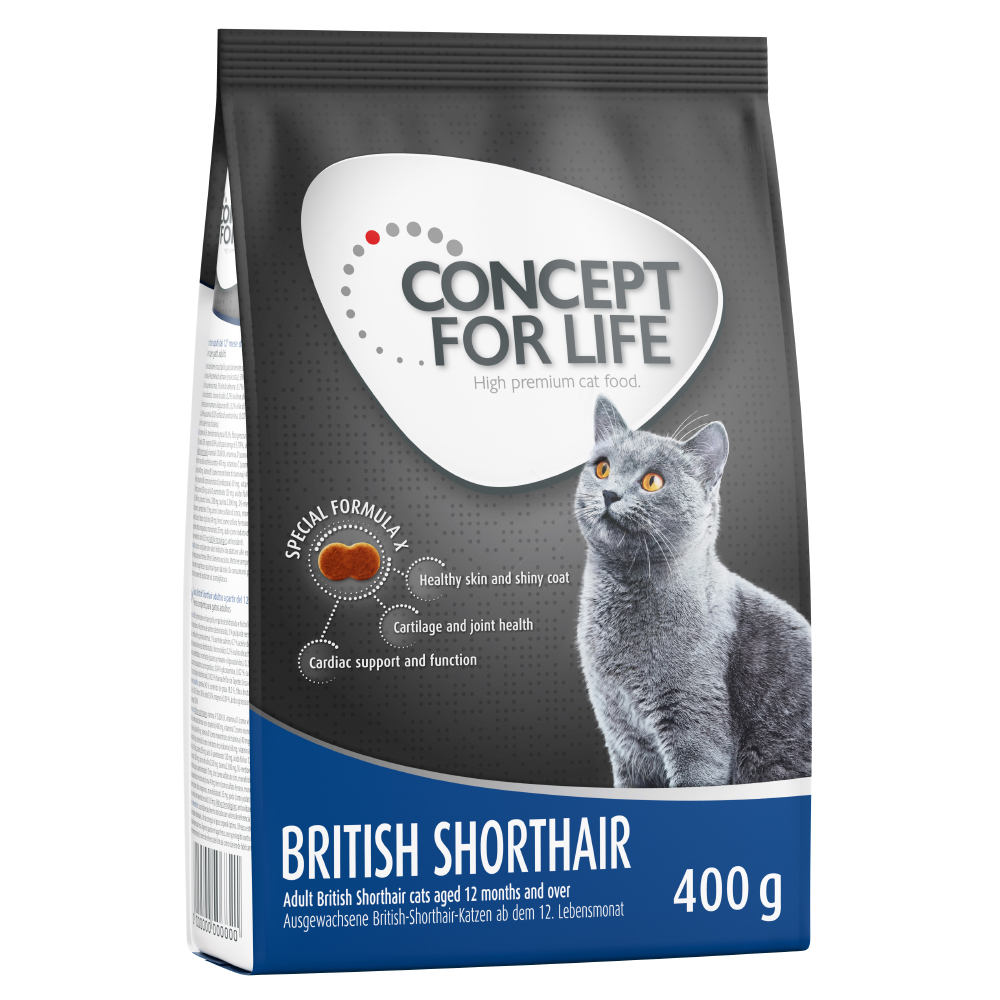 foto del prodotto concept for life british shorthair adult ricetta migliorata 400 g