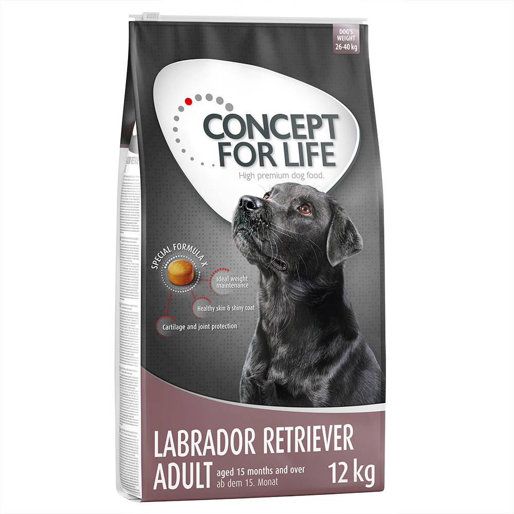 foto del prodotto concept for life labrador retriever adult crocchette per cani 12 kg