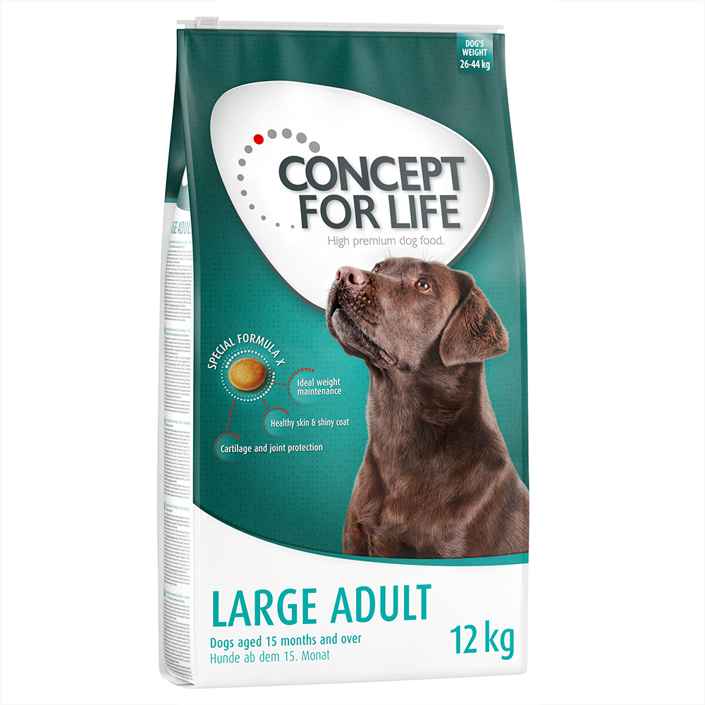 foto del prodotto concept for life large adult crocchette per cani - set 2 x 12 kg