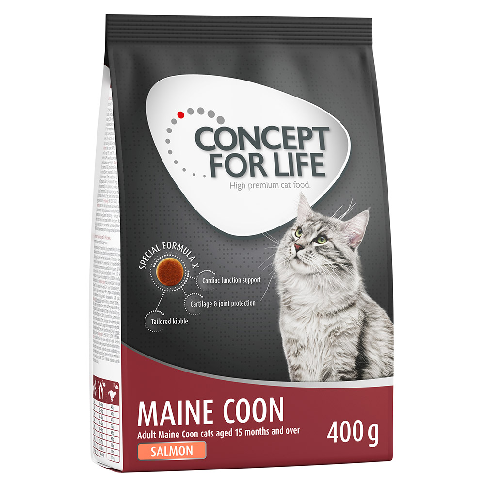 foto del prodotto concept for life maine coon adult salmone ricetta senza cereali 400 g
