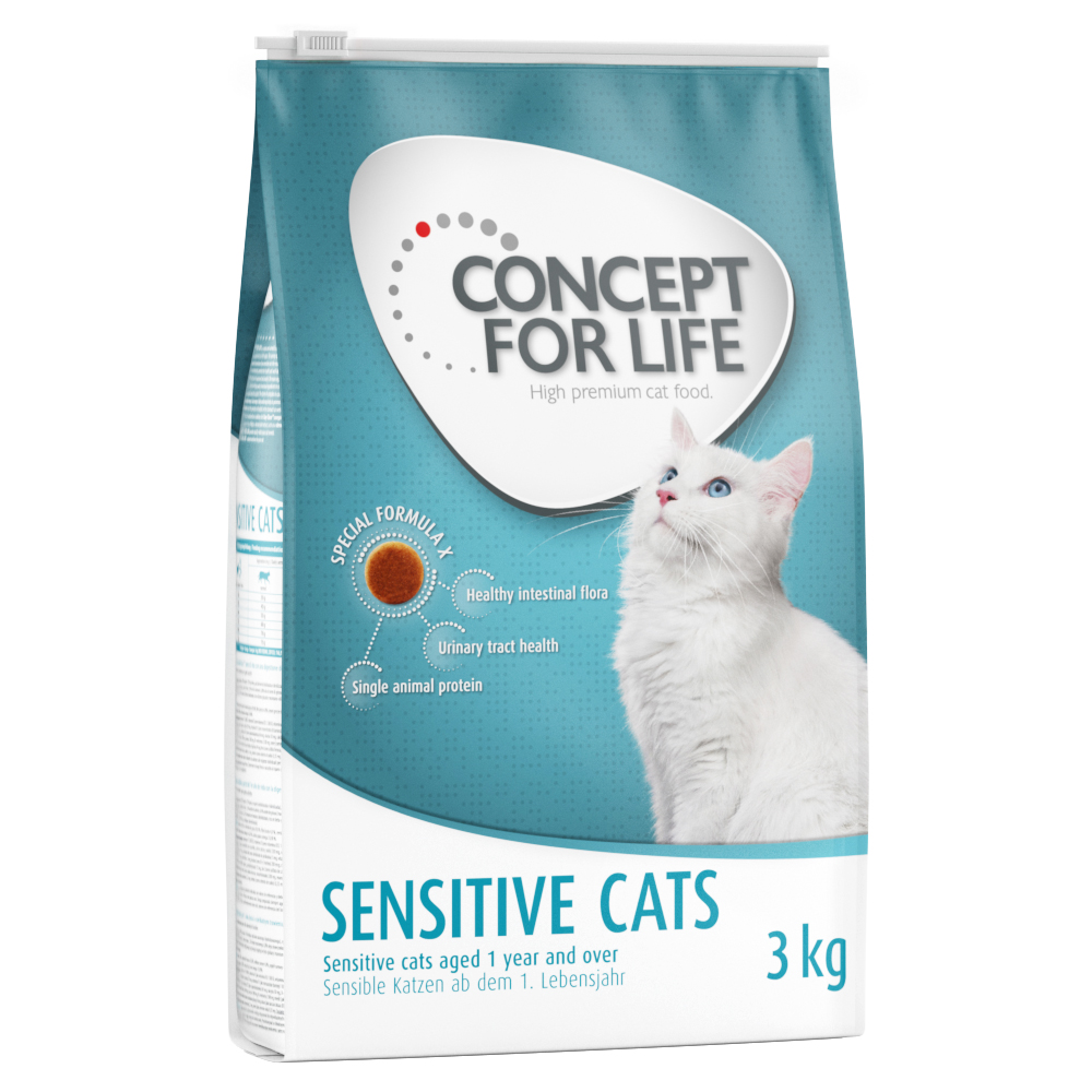 foto del prodotto concept for life sensitive cats ricetta migliorata 3 kg