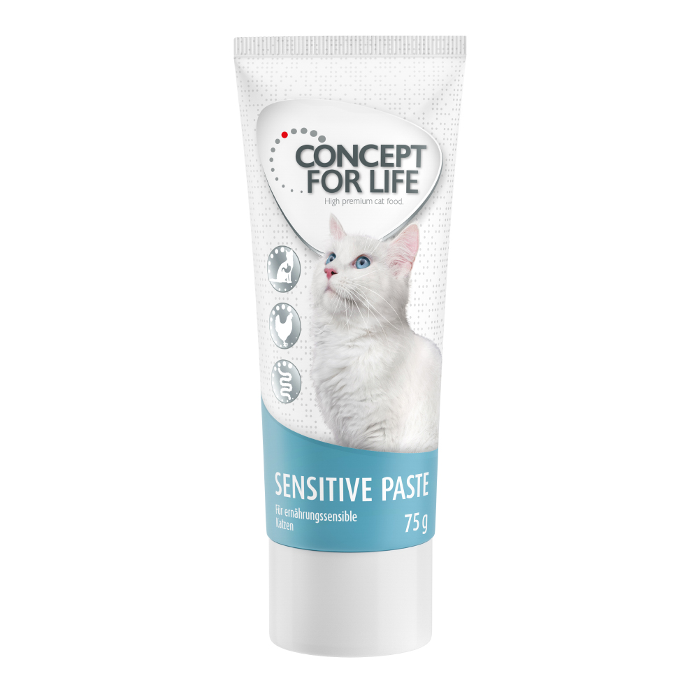 foto del prodotto concept for life sensitive cats ricetta migliorata snack a completamento 75 g pasta concept for life sensitive