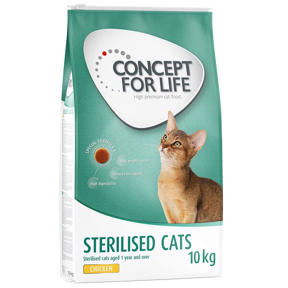 foto del prodotto concept for life sterilised cats pollo ricetta migliorata 10 kg