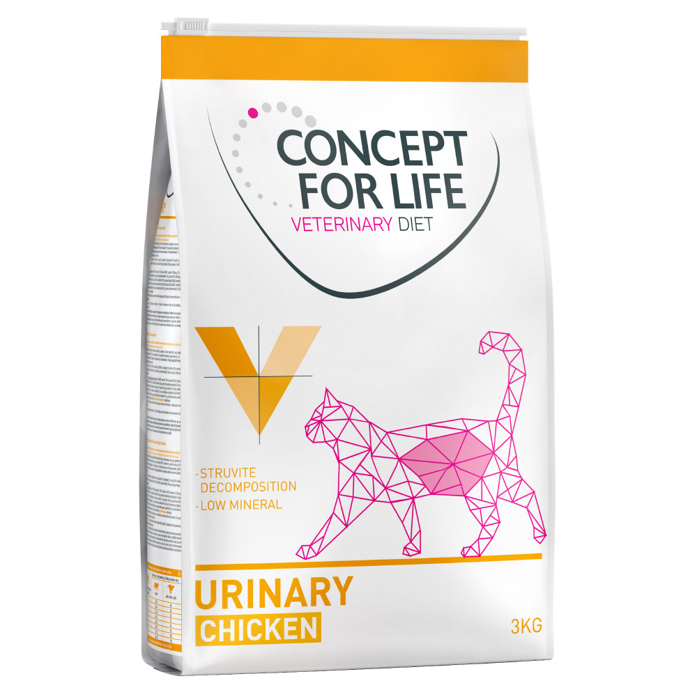 foto del prodotto concept for life veterinary diet urinary crocchette per gatto 3 kg