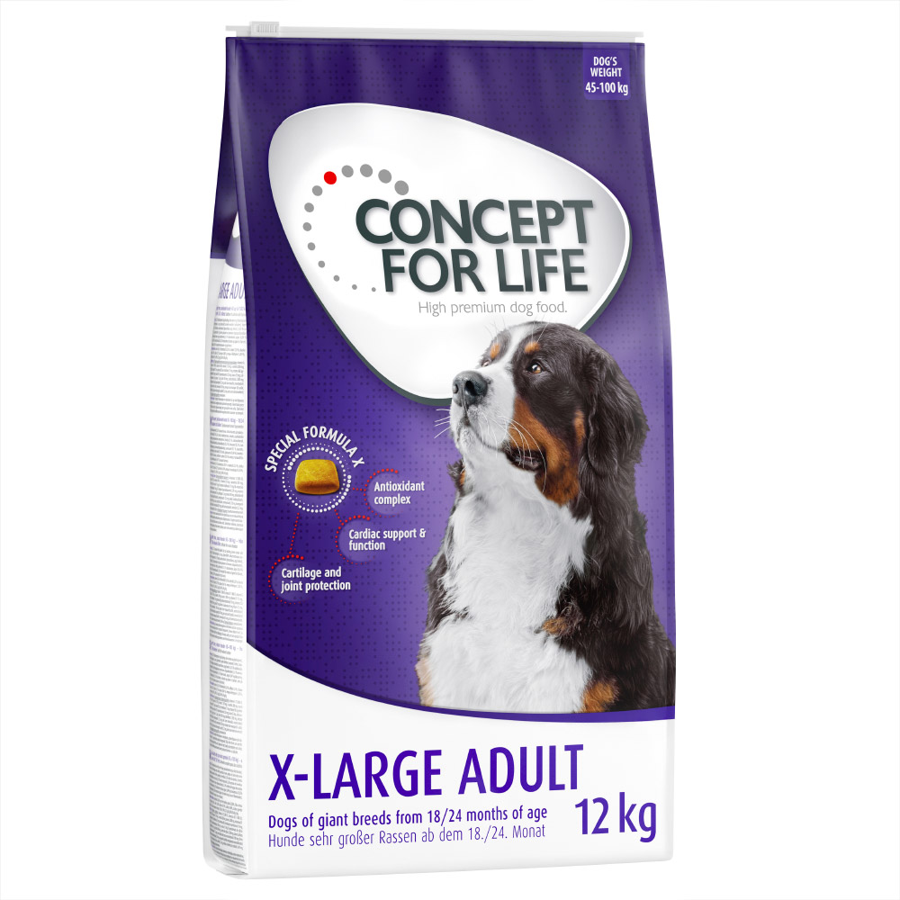 foto del prodotto concept for life x large adult crocchette per cani 12 kg