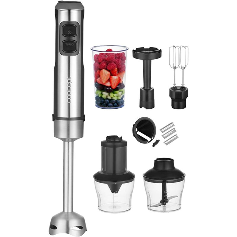 foto del prodotto concept frullatore a immersione, 1500 w, acciaio inox nero tm5510