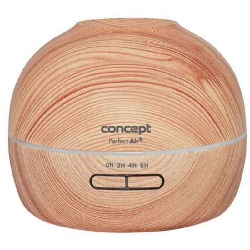 foto del prodotto concept umidificatore d aria, con diffusore di aromi, decoro in legno zv1005