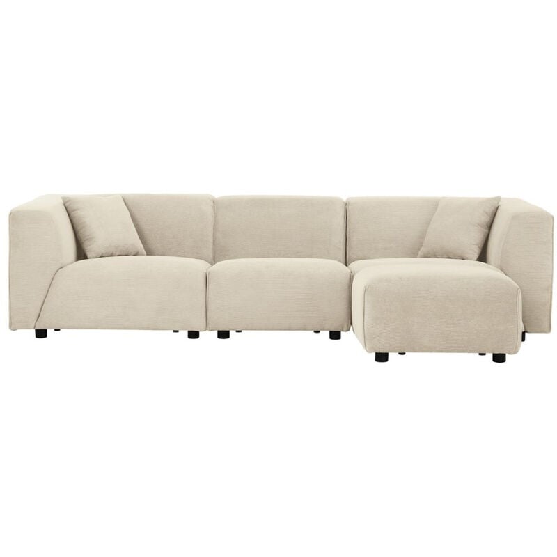 foto del prodotto concept usine canap modulable 3 places 1 pouf 267cm velours c tel monroe