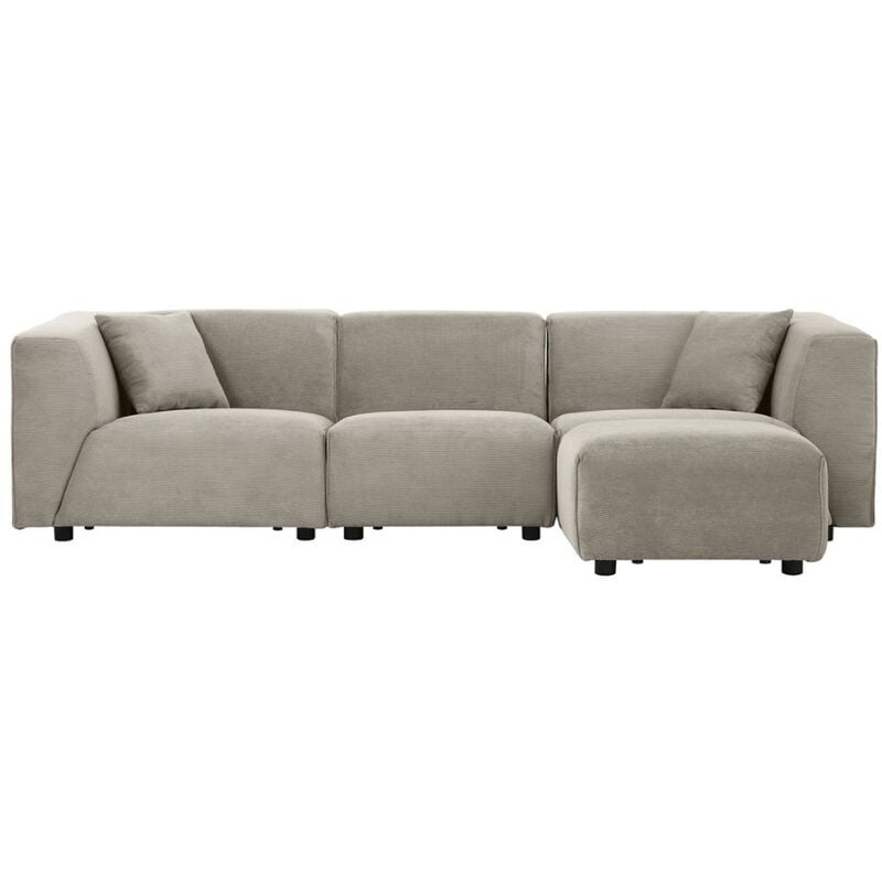 foto del prodotto concept usine canap modulable 3 places 1 pouf 267cm velours c tel monroe