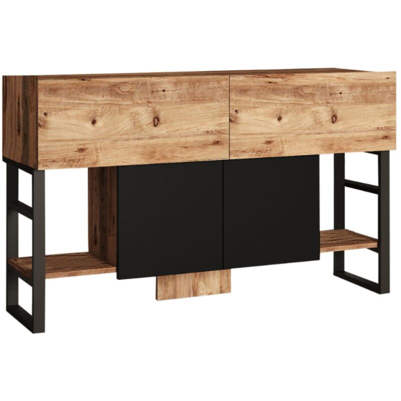 foto del prodotto concept usine console con ripiani stile industriale tari