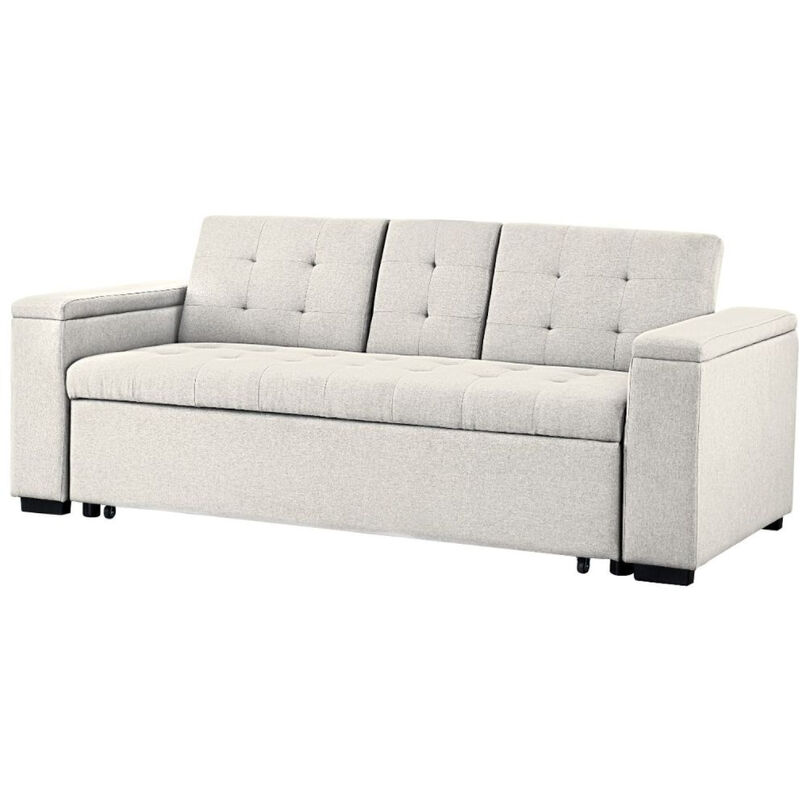 foto del prodotto concept usine divano letto 3 posti in tessuto beige noho