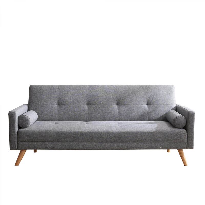 foto del prodotto concept usine divano letto scandinavo 3 posti grigio wooden