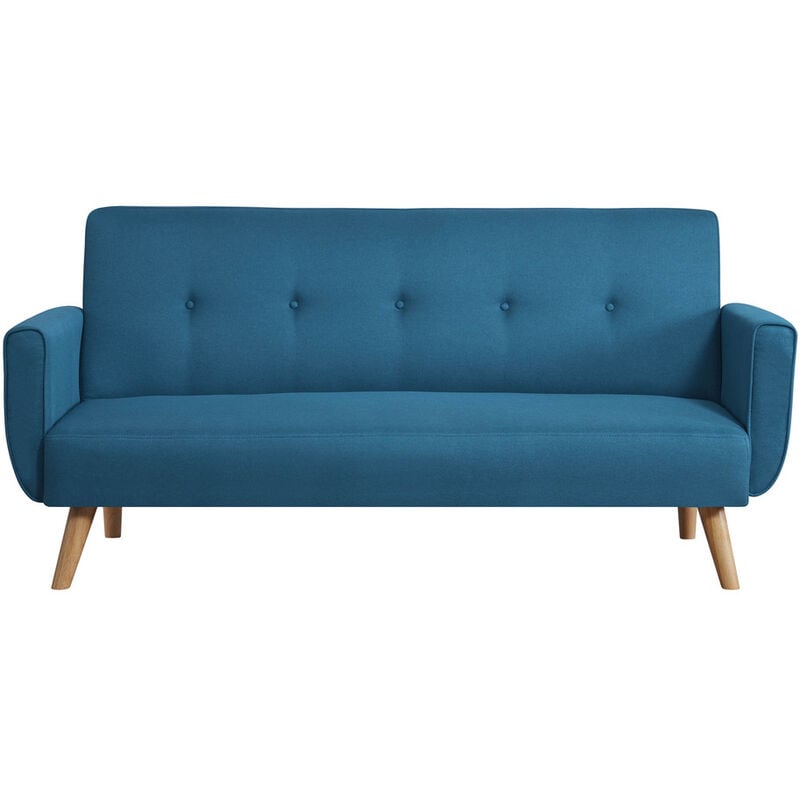 foto del prodotto concept usine divano scandinavo convertibile 3 posti tessuto blu malmo