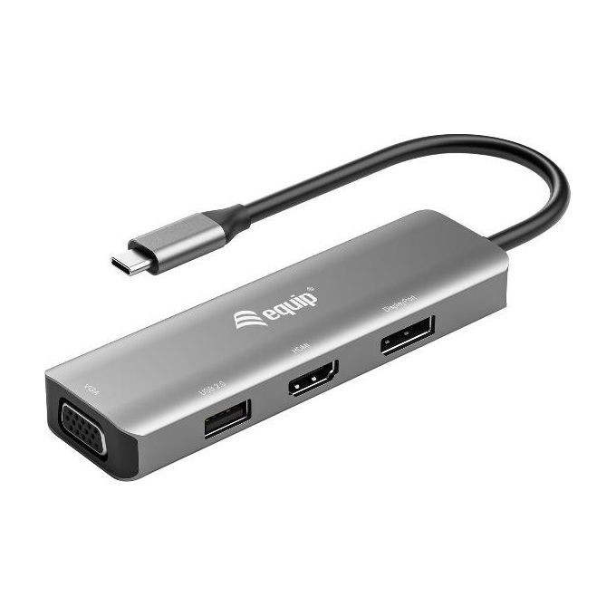 foto del prodotto conceptronic adattatore usb c a hdmi displayport vga