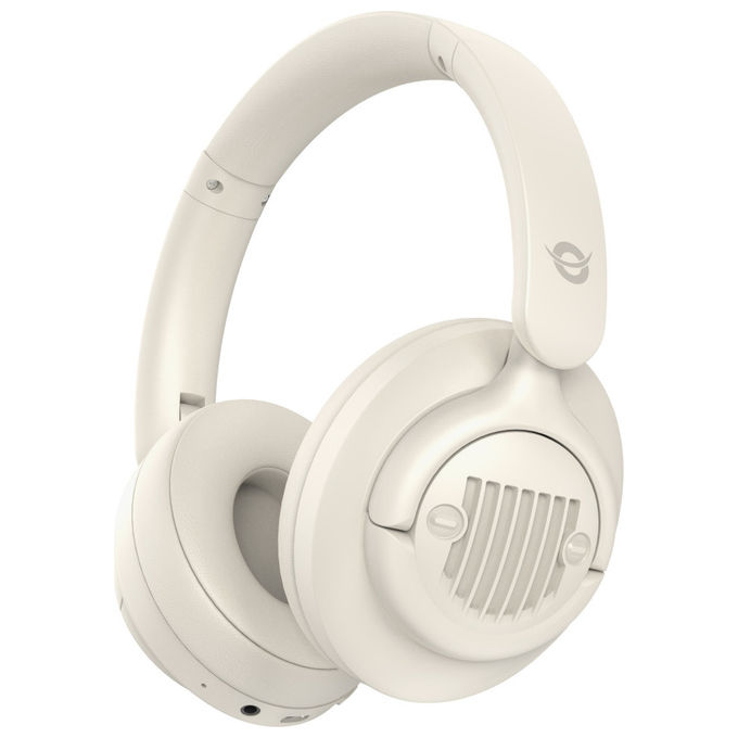 foto del prodotto conceptronic alvah02c cuffie bluetooth cancellazione rumore attiva 30h crema wireless
