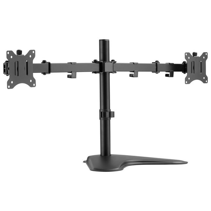 foto del prodotto conceptronic il supporto per monitor da tavolo 13 32 a doppio braccio supporta 2 monitor vesa standard fino a 8kg