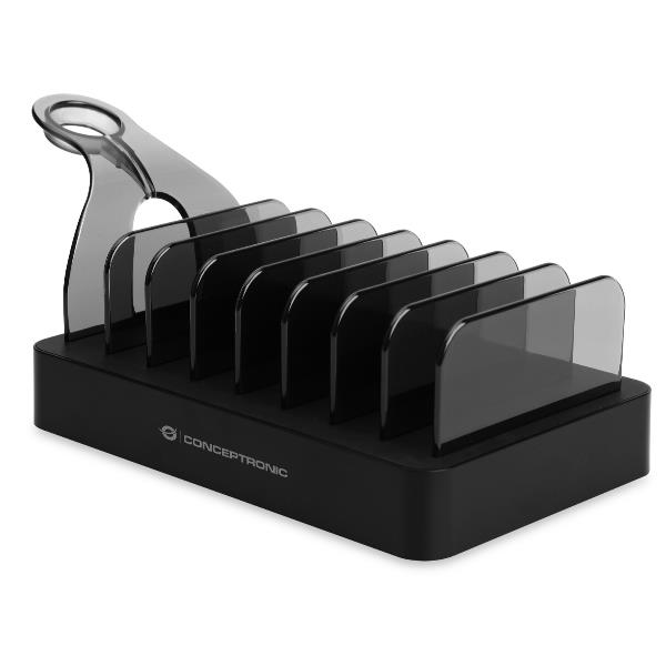 foto del prodotto conceptronic ozul02b caricabatterie per dispositivi mobili universale nero ac interno