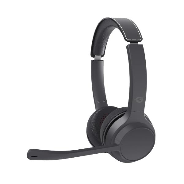 foto del prodotto conceptronic polona04b cuffia e auricolare con cavo e senza cavo a padiglione musica e chiamate usb tipo c bluetooth nero