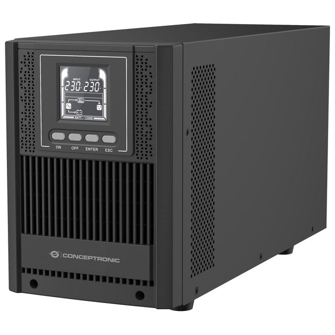 foto del prodotto conceptronic zeus52e2k gruppo di continuita ups doppia conversione online 2 kva 1800w 6 prese ac