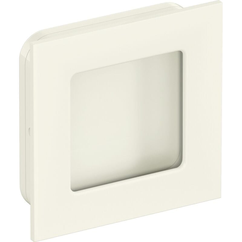 foto del prodotto conchiglia per porta scorrevole 544.60 pa 99 bianco lucido quadrato per hlt l.60mm b.60mm
