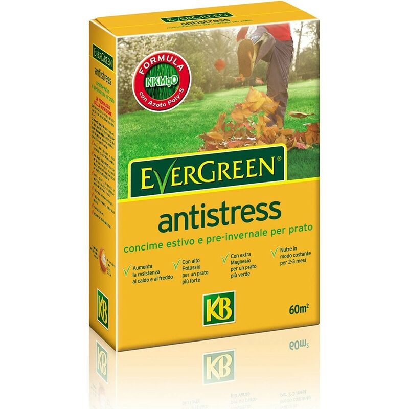 foto del prodotto concime antistress per prato 2kg evergreen kb