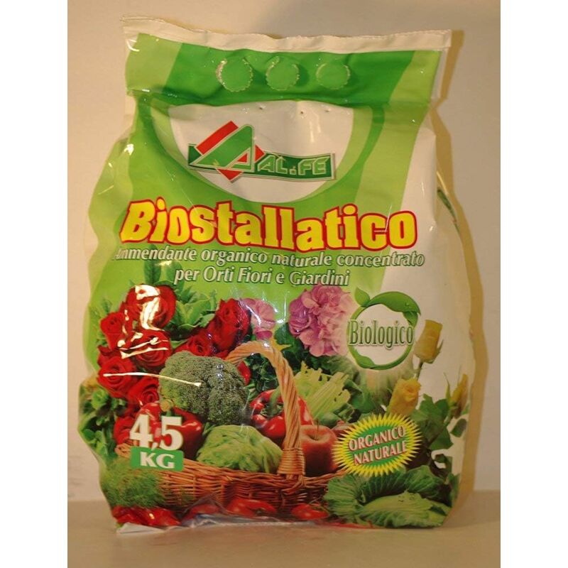 foto del prodotto concime bio stallatico organico naturale ammendante biologico 4,5 kg