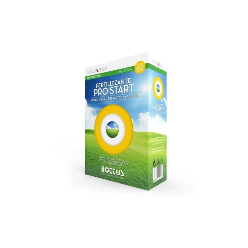 foto del prodotto concime bottos pro start 4kg fertilizzante npk 13 24 10 per prato