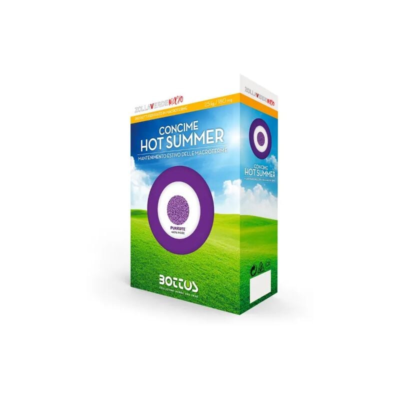 foto del prodotto concime estivo hot summer bottos 2,5kg antistress per prati in macroterme